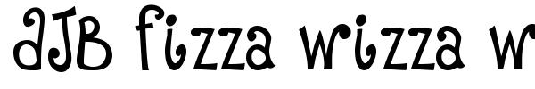 DJB Fizza Wizza Wowza font preview